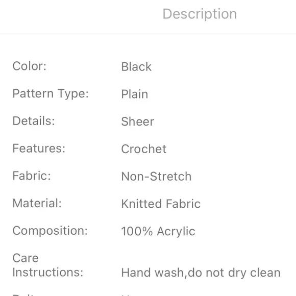 Shein Crochet Cover Up - Picture 8 of 9